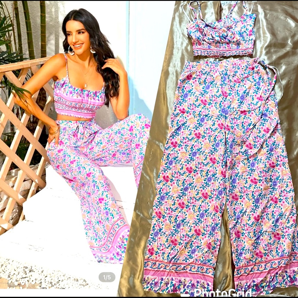 Floral two piece set